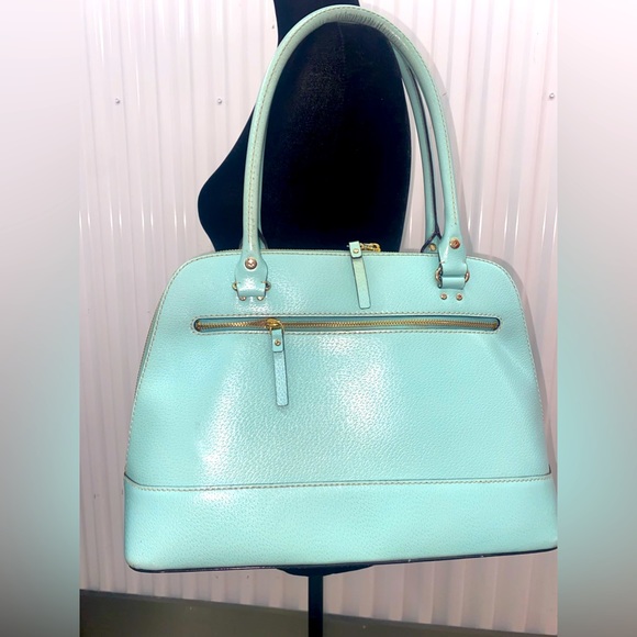 Kate Spade ♠️ Tiffany Blue / Robin's Egg  Rachelle Wellesley satchel - Picture 2 of 11